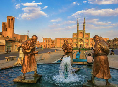 Center of old city of Yazd Center of old city of Yazd