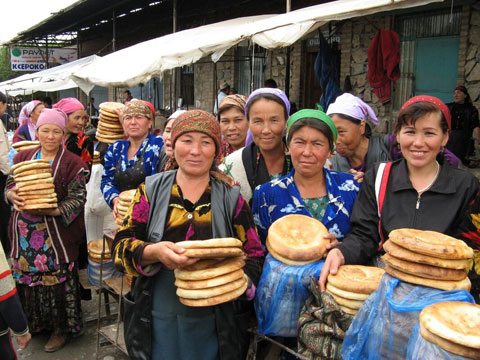 Urgut Market Bread Sellers