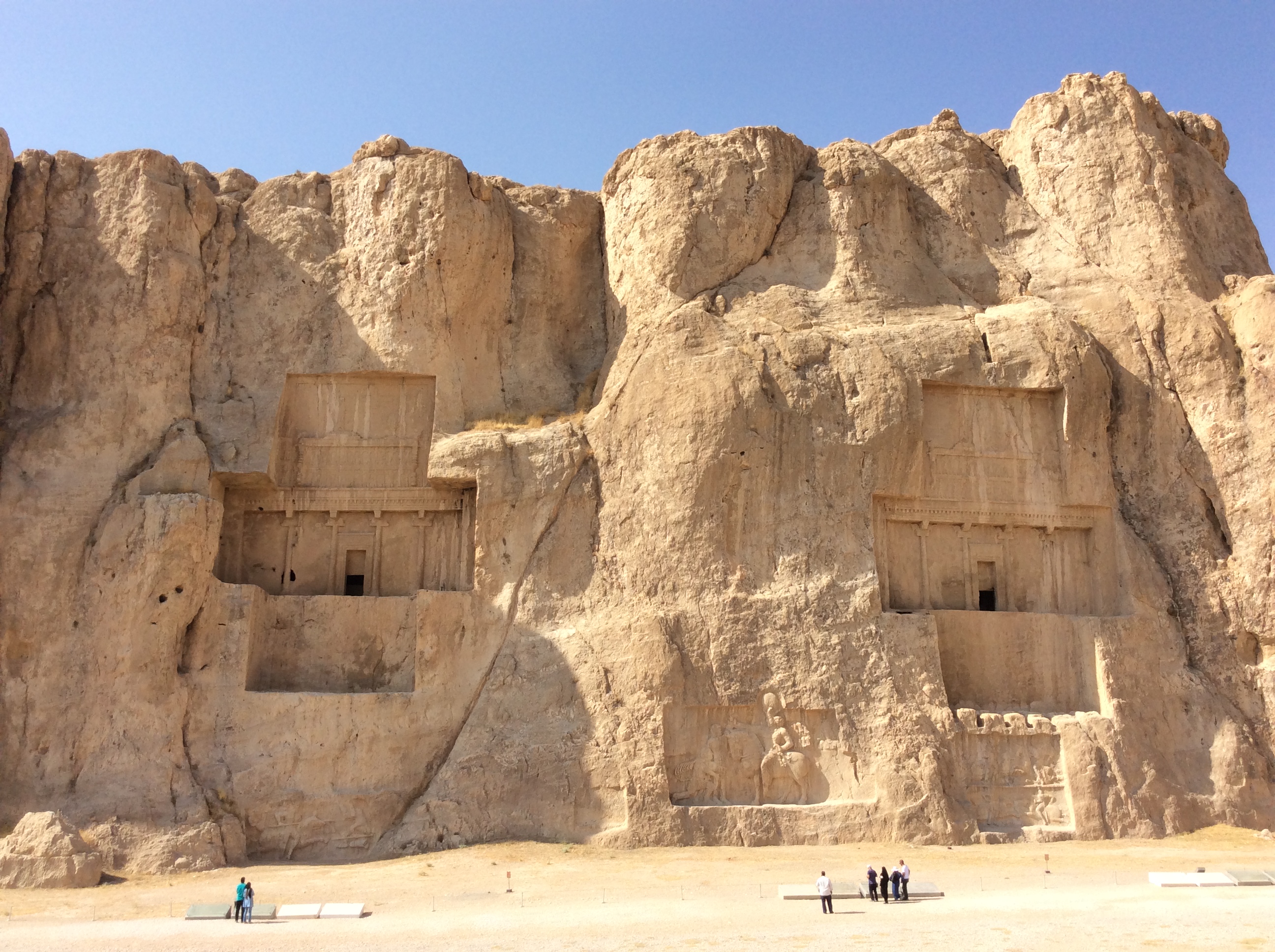 Naqsh-e-Rostam-ancient tombs of Darius the Great and Xerses-near Shiraz