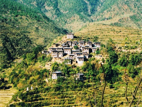 Hillside Village Near Wangduephodrang
