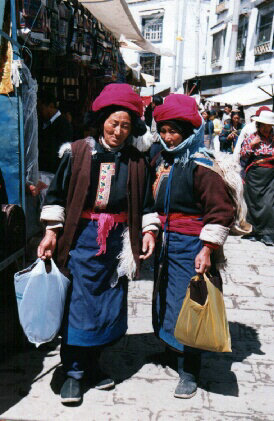 Locals Shopping At The Mall - Lhasa