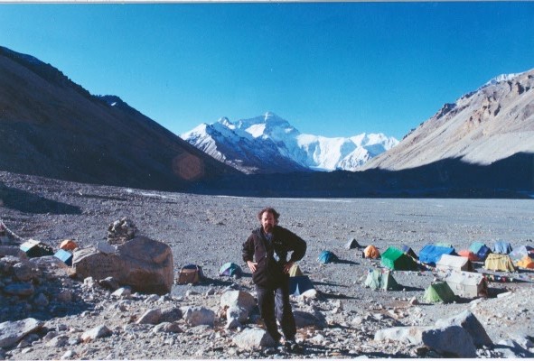 Jeff Garrett at Mount Everest Base Camp